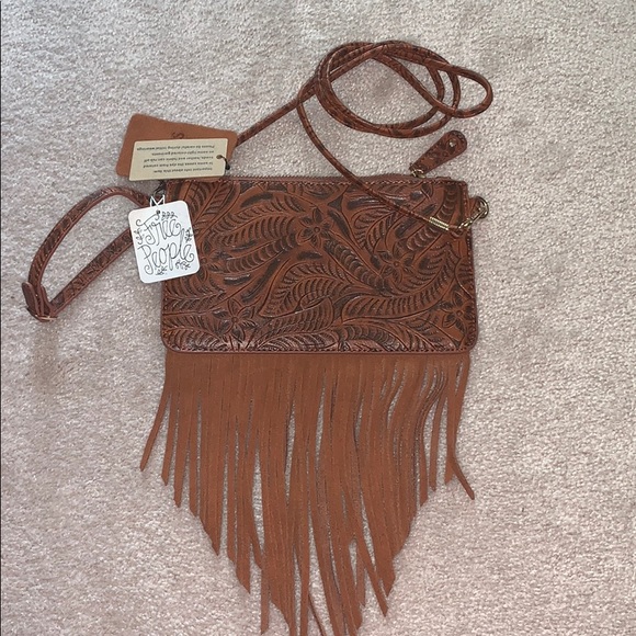 Free People Handbags - Free People small leather shoulder bag